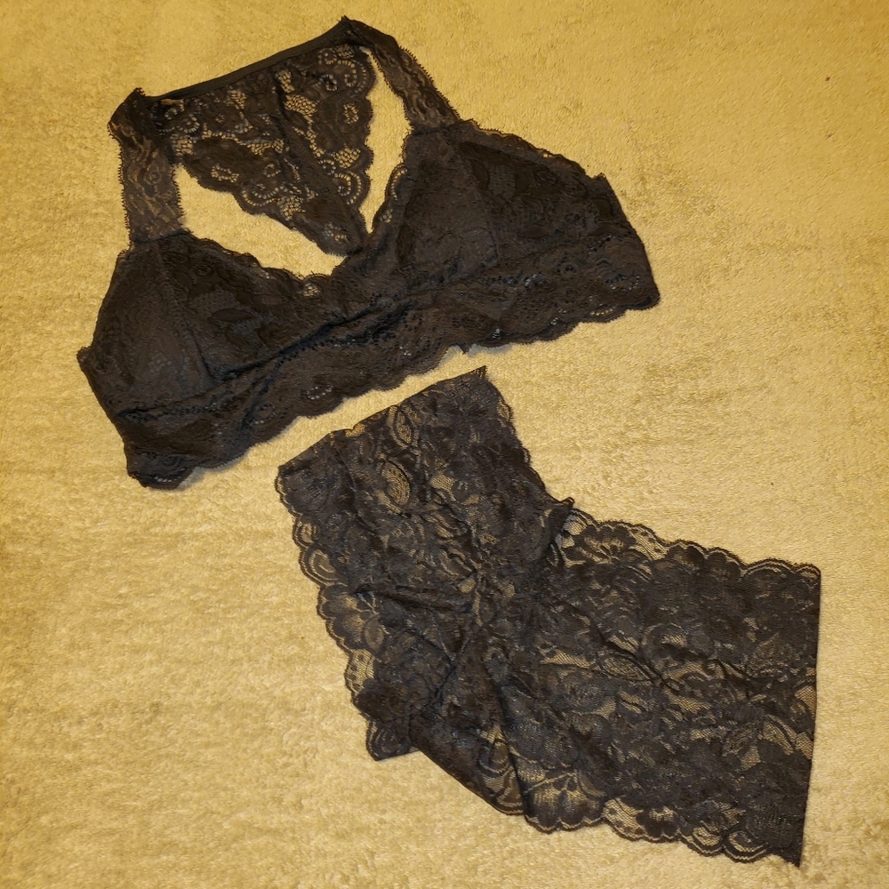 Womens lace lingerie set